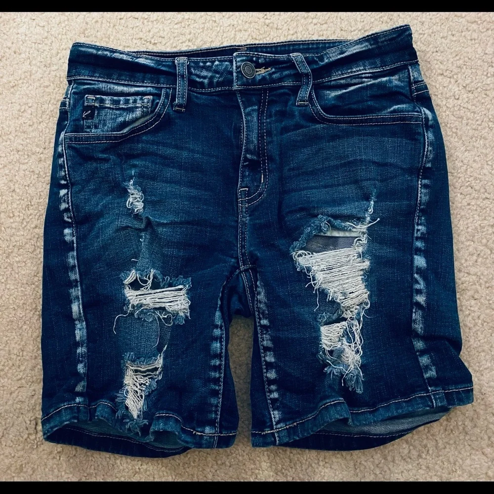 Womens Kancan Jean Shorts Estilo Size 25 Cut 2695